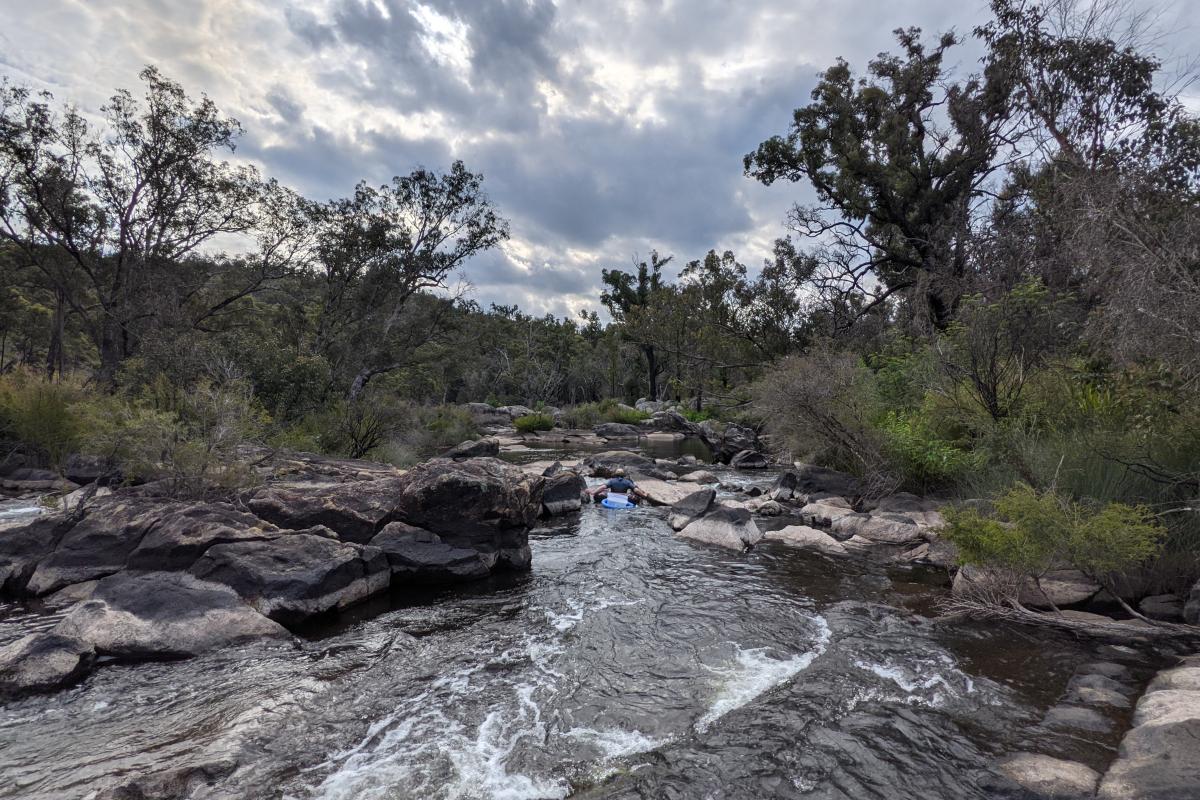 Collie River down from Big Rock Collie River down from Big Rock